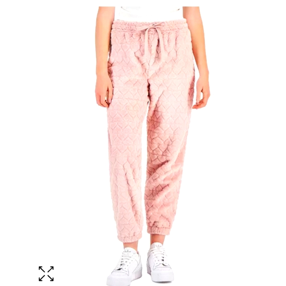 (Ew)Crave fame junior faux-fur embossed bomber jogger